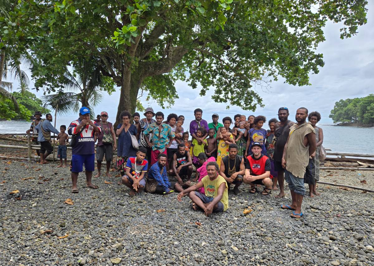BATTLE, Inc. team with community members in East Sepik, Papua New Guinea.